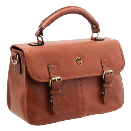 Tumble & Hide The Suffiano Italian Leather Satchel Bag 8118 Free
